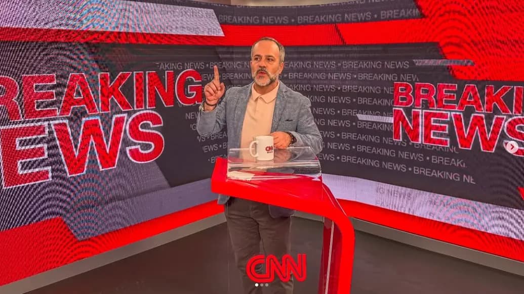 José Manuel Barbosa nos estúdios da CNN